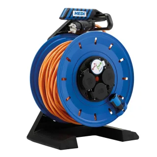HEDI Vollkunststoff-Kabeltrommel Generation 7 Champion Ø 290 mm, orange - K750QTF