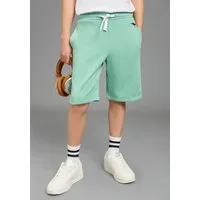 KangaROOS Sweatshorts Kangaroos Sweatbermudas für Jungen gerade Beinform, mit Gummizug und Bindeband im Bund
