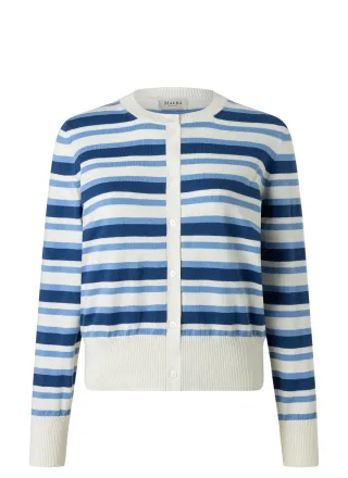 MAERZ Muenchen - Strickjacke Knopf 1/1 Arm endless sky