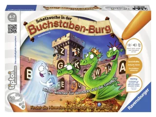 Ravensburger 00737 - tiptoi: Schatzsuche in der Buchstabenburg [ohne Stift]