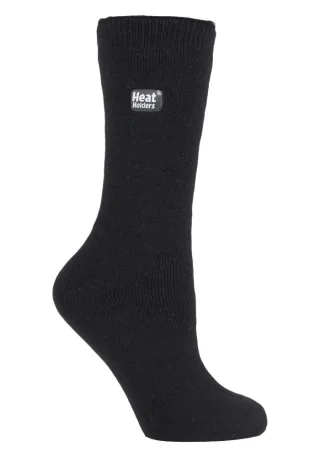 Heat Holders Lite 3 Paar Multipack Damen-Thermosocken für den Winter | Dünne und warme Socken für Anzugsocken Schwarz