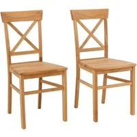 OTTO home Esszimmerstuhl Tatra (Set, 4 St), Holzstuhl im 2er, 4er oder 6er-Set, Küchenstuhl Landhaus