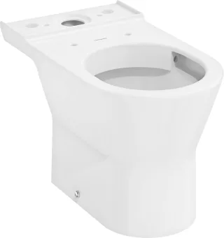 Hansgrohe StandWC EluPura Orig.S für aufge.Spü. 640 hor.Abg.spülrACF.HYE weiß, 62038450 62038450