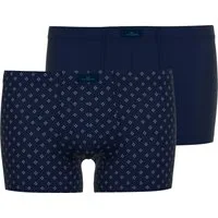 GÖTZBURG Slip Herren-Pants 2er-Pack Single-Jersey Uni: 1x Pants/gemustert: 1x Pants