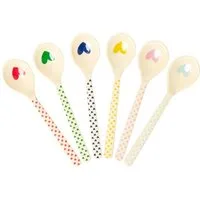 rice Kaffeelöffel Melamin Löffel-Set 6-teilig, 14,5 cm, spülmaschinengeeignet