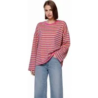 Worldclassca Longsleeve WORLDCLASSCA Longsleeve Streifen Langarm Shirt Sweatshirt Gestreift Neue Kollektion - Stilvolle und gemütliche Mode für Damen