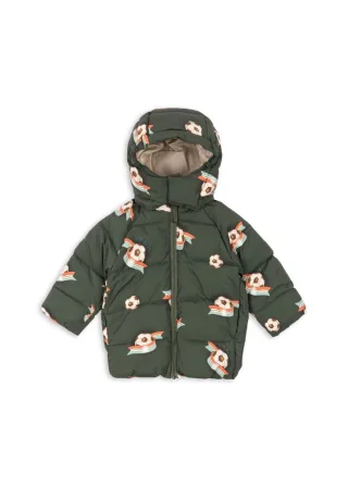 Konges Sløjd Nuka Jacke - green/kick it 9 Monate