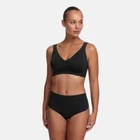 cfab (creamy fabrics) Tanga High-Waist Tanga, 3er Pack-Schwarz-3XL