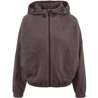 Hessnatur Fleecejacke Oversize ACTIVE COMFORT aus reiner Bio-Baumwolle (1-St)