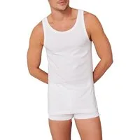 Schiesser Unterhemd 95/5 Organic Cotton Stretch (Packung, 2-St., 2er Pack, 4er Pack) Trägerhemd Achselshirt