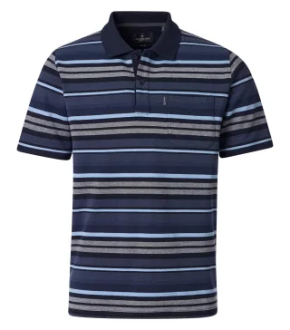 CASAMODA - Polo-Shirt blau - Gr. - XXL