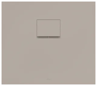 Villeroy & Boch Duschwanne Squaro Infinity 800x700x40mm, flächenbündig Einbau Antirutsch Almond UDQ8070SQI2IVAL