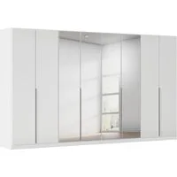 OTTO home Drehtürenschrank Kleiderschrank Kleiderschränke Schrank Garderobe AGORDO mit Glasfront (in zwei Griff-Farben, Breiten 91-405 cm) durchdachte Innenausstattung, in 8 Breiten und 2 Höhen MADE IN GERMANY
