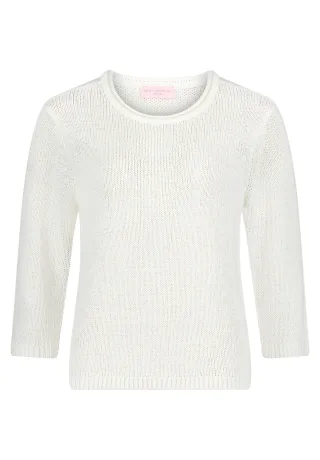 betty barclay - so cosy - - Strickpullover Rohweiß - Gr. - 44