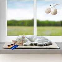 Rohrschneider Tierbett Katzen Fensterliege Plüsch selbstwärmende Katzendecke Katzenbett