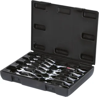 KS Tools GEARplus Ratschenringmaulschlüssel-Satz, kurz, 12-tlg - 503.4652