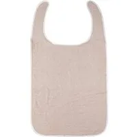 Clinotest Speiseschürze Lätzchen Weiches Frottee Lätzchen, Essensschutz & Kleiderschutz, (50x100 cm, komfortabler Sitz mit langen Bändern), unbeschichtet, 100% Baumwolle