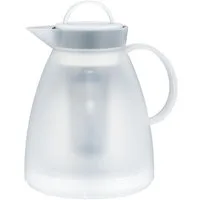 Alfi Isolierkanne DAN TEA, mit Hartglaseinsatz und integriertem Teefilter, 1 l, (1-St), Kunststoff, Drehverschluss, 3h heiß & 6h kalt