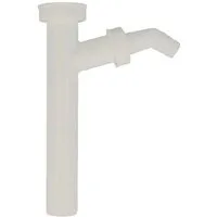 tecuro Siphon Verstellrohr Tauchrohr mit Geräteanschluss - 200 mm