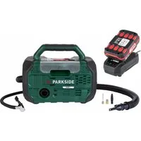 Parkside Akku-Handkompressor Akku Kompressor / Luftpumpe 20 Volt PKA 20-Li +Akku 2.0 Ah + Ladegerät