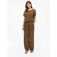s.Oliver Chinos Hose Leinenmixhose mit Elastikbund