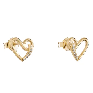 Orphelia 'Ida' Ohrstecker für Damen aus 925er Sterlingsilber - Gold ZO-7521/G