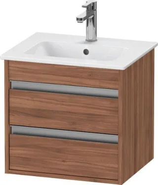 Duravit Ketho Waschtischunterbau wandhängend Nussbaum Matt 500x412x480 mm - KT644407979 KT644407979