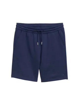 Denim Tom Tailor - Relaxed Fit Jogger Sweat-Shorts dark blueberry - Gr. - L