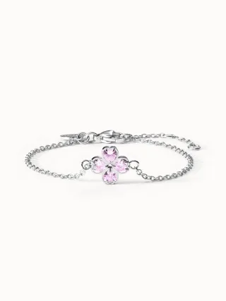 PURELEI Cuore Rosé Armband, verstellbare Länge