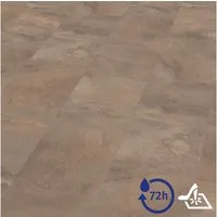 EGGER Vinylboden Aquadura+ EDF304 Titanit sandbeige (7,5mm, 2,535qm), Wasserbeständig, Holzbasierter elastischer Bodenbelag mit HDF Trägerplatte
