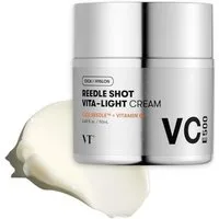 VT Cosmetics Tagescreme Reedle Shot Vita-Light Cream 50 ml aufhellende Gesichtscreme mit Vitamin C, Niacinamid & Cica Reedle™ zur Pflege bei ungleichmäßigem Hautton, feuchtigkeitsspendend und stärkend, auch für empfindliche Haut