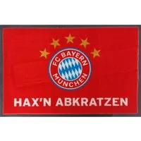 BERONAGE Fußmatte FC Bayern München Fußmatte Hax'n abkratz'n! 60x40 cm Schmutzfangmatte