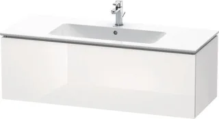 Duravit L-Cube Waschtischunterbau wandhängend Weiß Hochglanz 1220x481x400 mm - LC614302222 LC614302222