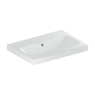 Geberit iCon light Waschtisch 501841003 60x42cm, ohne Hahnloch, mit Überlauf, weiß