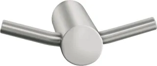 KWC Aquarotter Doppel-Kleiderhaken, STRATOS, Edelstahl, 69x18x60 mm, Aufputz, 2000057985 2000057985