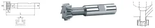 ELMAG HSS Co5 T-Nutenfräser DIN 851 - 73400
