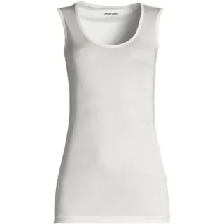 Seidentop für Damen in Plus-Größe, Damen, size: plus, Blau, Seide, by Lands' End