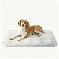 Ledander Hundematte Selbstkühlende Hundematte, Entfärbung Waschbar, temperaturabhängig, atmungsaktiv,Sommer Hundedecke für Hunde Katzen