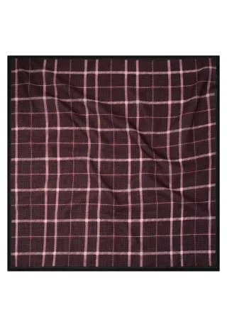 Street One - Bandana mit Karomuster rustic rouge - Gr. - ONE SIZE