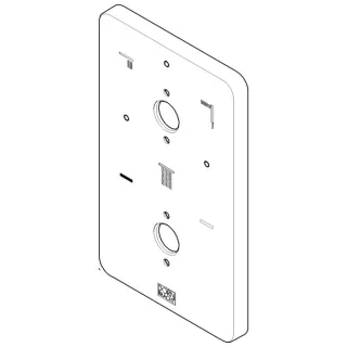 Dornbracht Rosette für Thermostat 091102315-00 091102315 150 x90 x 9 mm chrom