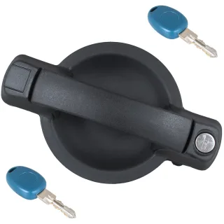 Türgriff Griff Außen Schiebetüre RECHTS + 2x Schlüssel 735309961 für Fiat Doblo ab 2000-2010
