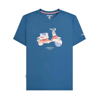 Lambretta - "AW24" T-Shirt für Herren (Dunkelblau)