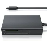 CSL USB-C Kartenlesegerät inkl. USB Kabel 3 in 1 Kartenleser mit USB 3.2 USB-Adapter, Speicherkartenleser für SD, SDHC, SDXC, MicroSD, MicroSDHC, Micro SDXC