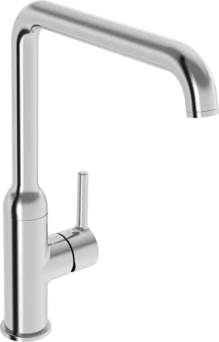 Hansa Einhandmischer Küchenarmatur HANSAVANTIS Style 5420, 255 mm Stahl gebürstet, 5420220780 5420220780