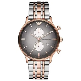 Emporio Armani AR1721 Herrenuhr Gianni zweifarbig
