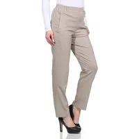 Alica Collection Schlupfhose Classic Freizeithose Damen Basics Businesshose mit Stretch - Kurzgröße Elastischer Gummibund seitlich und hinten, Basic, Klassisch