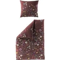 BIERBAUM Bettwäsche Bettwäsche, Mako-Satin, Blumen