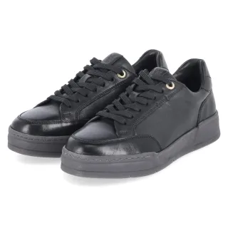 Salamander Low Sneaker  Schwarz - Gr. 37 -  Leder und Textil