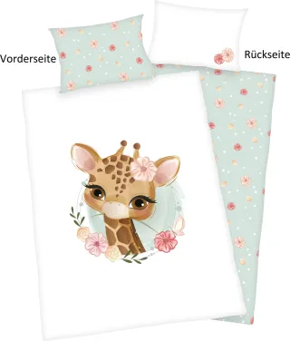 Baby Best Babybettwäsche "Giraffe" 2 Stk. mit liebevollem Motiv