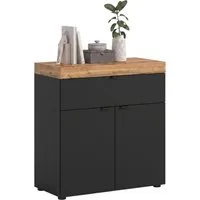 OTTO home Kommode MAMBO II, Breite 77cm, 2 Türen, 1 Einlegeboden, 1 Schubkasten (1 St., 2-farbige Ausführung, in verschiedenen modernen Trendfarben erhältlich), Kommode, Anrichte, Wohnzimmer, Schlafzimmer